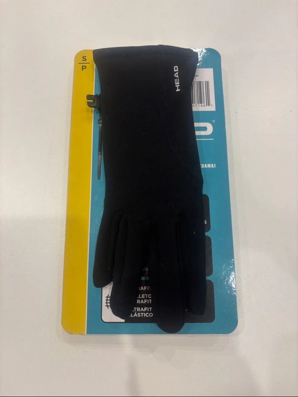 HEAD Black Winter Gloves with Subtle Logo